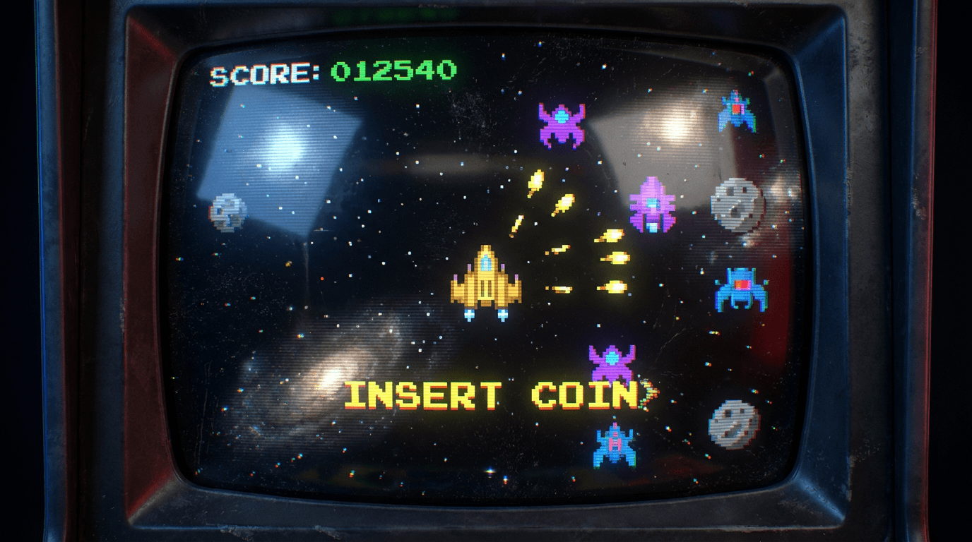 Retro Arcade Screen